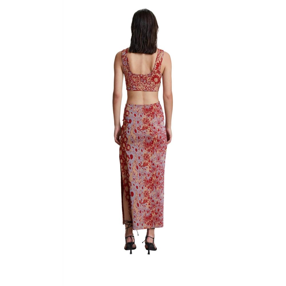NEW BEC + BRIDGE phoenix dress in beige/red - Picture 3 of 3